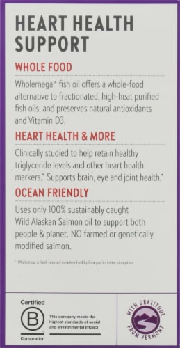 New Chapter Whole Mega Whole Fish Oil 1000mg Softgels Perspective: left