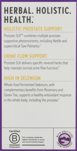 New Chapter Supercritical Prostate 5LX Dietary Supplement Vegetarian Capsules Perspective: left