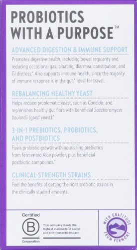 New Chapter® Complete Gut Health Probiotic All-Flora Vegan Capsules Perspective: left