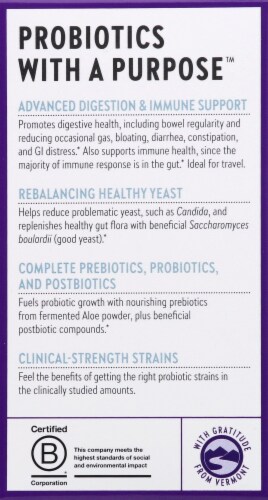 New Chapter® Probiotic All-Flora® Whole-Food Live Probiotics Vegetarian Capsules Perspective: left