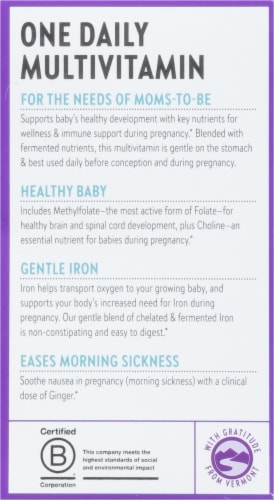 New Chapter® One Daily Prenatal Multivitamin Perspective: left