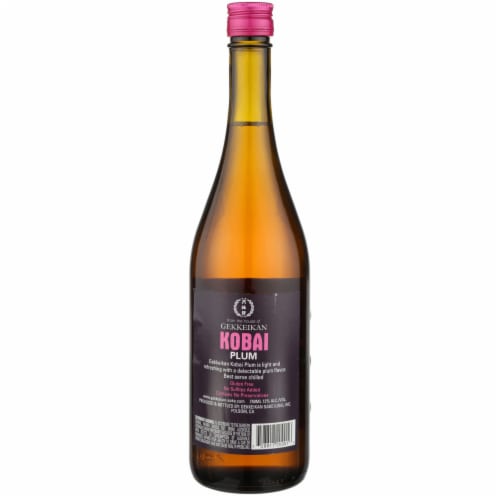 Gekkeikan Kobai Plum Flavored Sake Perspective: left