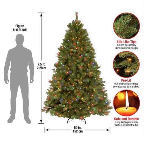 National Tree Company Winchester Pine 7.5 Ft Christmas Tree w