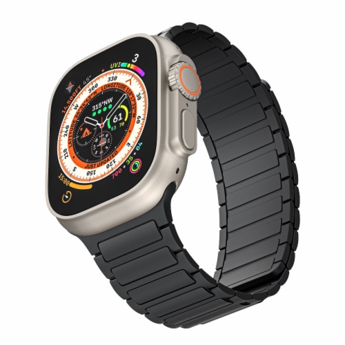 WITHit Apple Magnetic Silicone Band for 42/44/45/Ultra/Ultra 2 Apple Watch Perspective: left