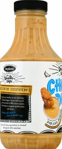 Stephen's Double Dips Chick'N Dippin' Sauce Perspective: left