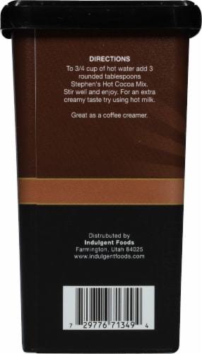 Stephen's® Gourmet Dark Chocolate Hot Cocoa Perspective: left