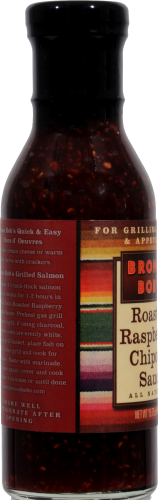 Bronco Bob's Raspberry Chipotle Sauce Perspective: left