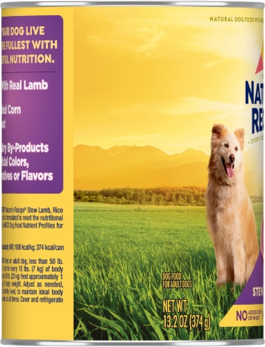 Nature's Recipe® Lamb Rice & Barley Stew Wet Dog Food Perspective: left