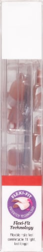 Kiss Salon Acrylic French Real Short Nail Kit Perspective: left