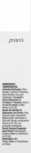 KISS Brush-On Gel Brush-on Gel Nail Kit Perspective: left