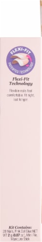 Kiss® Salon Acrylic™ Nude French Short Nail Kit Perspective: left
