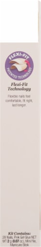 Kiss® Salon Acrylic™ French Nude Medium Nail Kit - Leilani Perspective: left