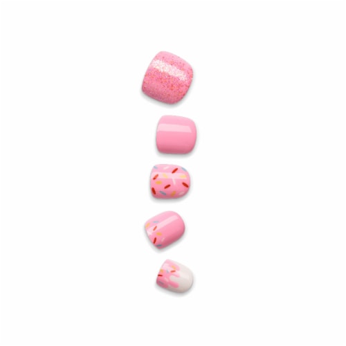 Kiss imPRESS® Super Duper Mini Press-On Manicure Perspective: left