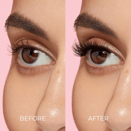 KISS imPRESS Lash Clusters, imPRESS Falsies, Lavish Volume, 12mm-14mm, 12 Clusters Perspective: left