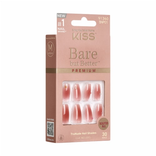 Kiss® Bare But Better™ Sculpted Nails Shine Perspective: left