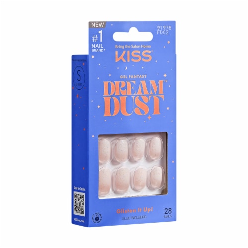 KISS® Gel Fantasy Dreamdust- Silver Spoon Perspective: left