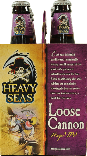 Heavy Seas Clipper City Gold Ale Perspective: left