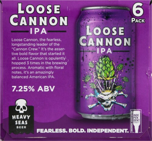Heavy Seas Loose Cannon IPA Perspective: left