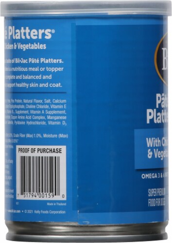Bil-Jac® Pate Platters® with Chicken & Vegetables Perspective: left