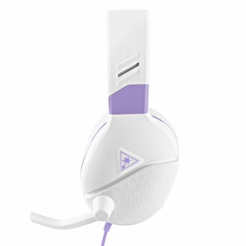 Turtle Beach Recon Spark Gaming Headset - White/Purple Perspective: left