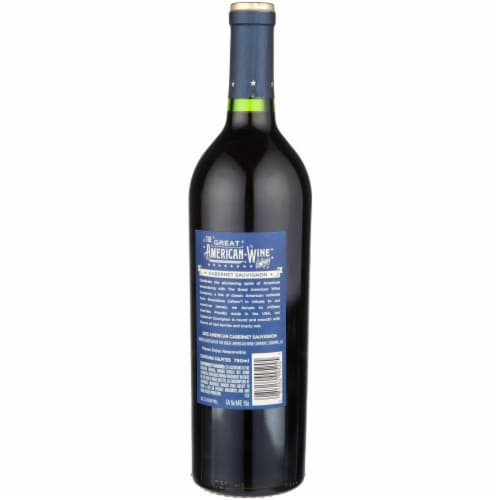 The Great American Wine Company Cabernet Sauvignon Red Wine Perspective: left