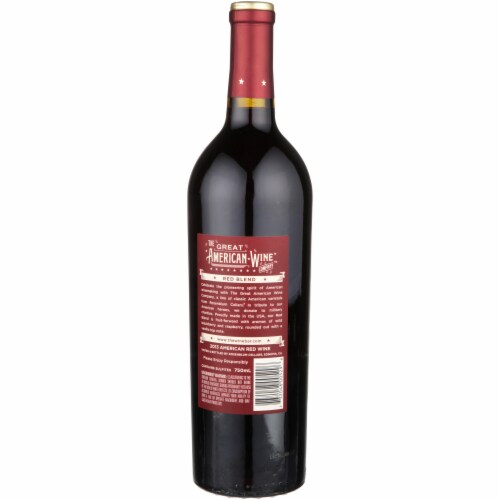 The Great American Wine Company Red Blend California Wine Perspective: left
