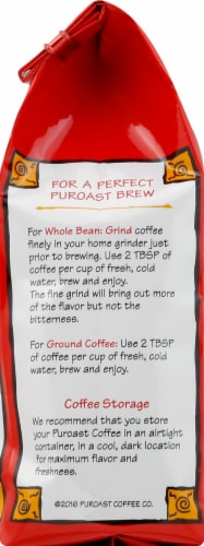 Puroast Low-Acid House Blend Ground Coffee Perspective: left