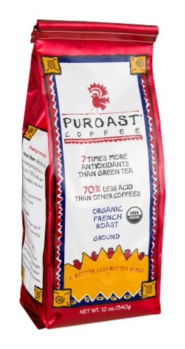 Puroast Coffee Organic Dark French Roast Coffee Perspective: left