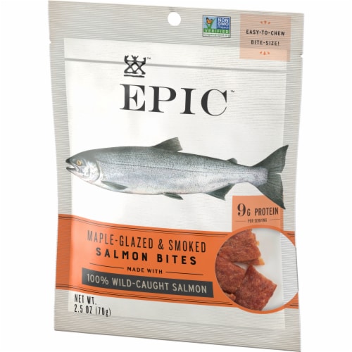 EPIC Salmon Protein Bites Wild Caught Perspective: left