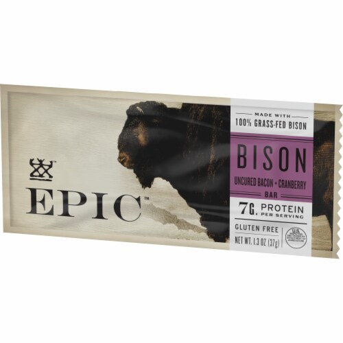 EPIC Bison Bacon Cranberry 1.3oz Perspective: left