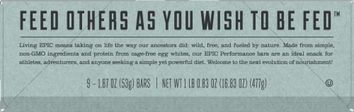 EPIC Coconut Lime Performance Bar 9 Count Perspective: left