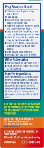 Zicam® Intense Sinus Relief Nasal Spray Perspective: left