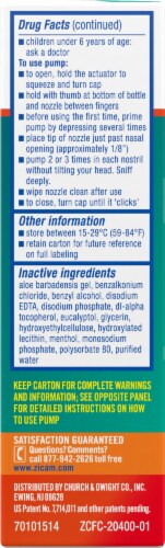 Zicam® Intense Sinus Relief Nasal Spray Perspective: left