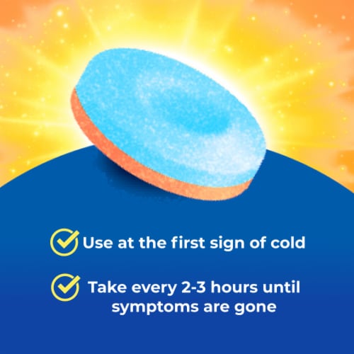 Zicam Cold and Flu-Like Symptom Remedy Echinacea Plus Sambucus Quick Dissolve Tablets Perspective: left