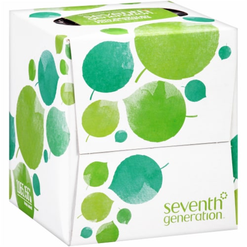 Seventh Generation 100% Recycled Facial Tissues Perspective: left