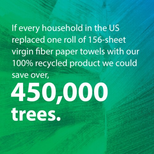 Seventh Generation 100% Recycled Paper Jumbo Paper Towels Perspective: left