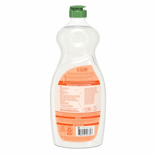 Seventh Generation Clementine Zest & Lemongrass Dish Liquid Soap Perspective: left