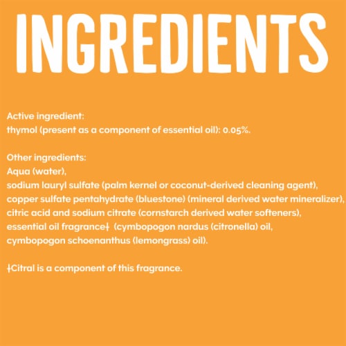Seventh Generation Lemongrass Citrus Disinfecting Spray Perspective: left