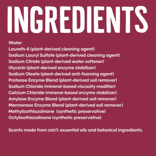 Seventh Generation Geranium Blossom & Vanilla 66 loads Concentrated Liquid Laundry Detergent Perspective: left