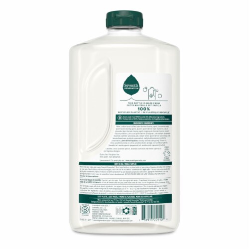 Seventh Generation Lavender Flower & Mint Dish Liquid Soap Perspective: left