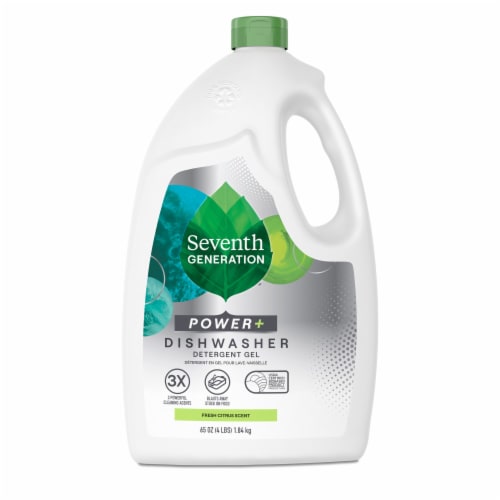 Seventh Generation Power Fresh Citrus Scent Dishwasher Detergent Gel Perspective: left