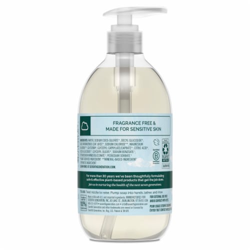 Seventh Generation Free & Clean Liquid Hand Soap Perspective: left