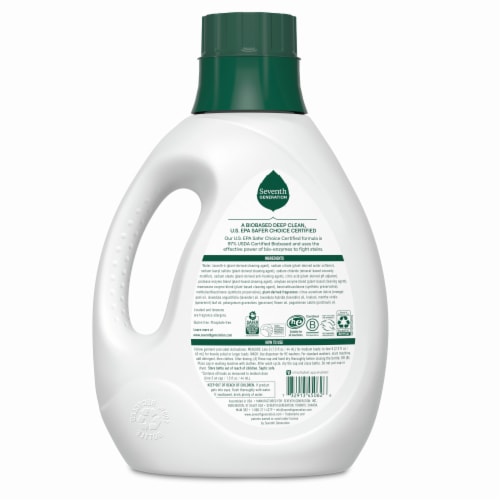 Seventh Generation Lavender Liquid Laundry Detergent Perspective: left