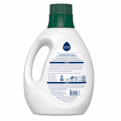 Seventh Generation Free & Clear Liquid Laundry Detergent Perspective: left