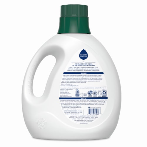 Seventh Generation Free & Clear Liquid Laundry Detergent Perspective: left