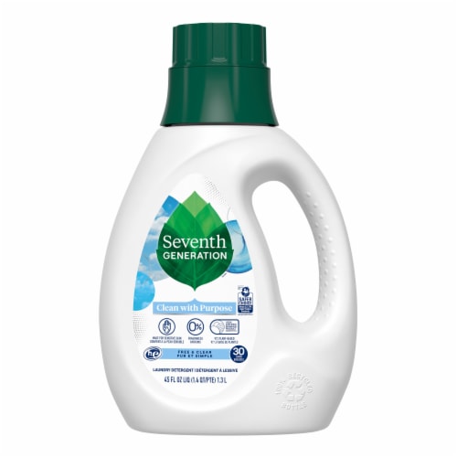 Seventh Generation Free & Clear Liquid Laundry Detergent Perspective: left