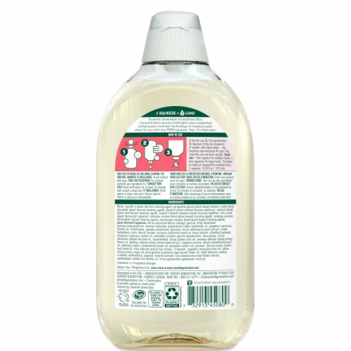 Seventh Generation EasyDose Mango & Mandarin Laundry Detergent Perspective: left