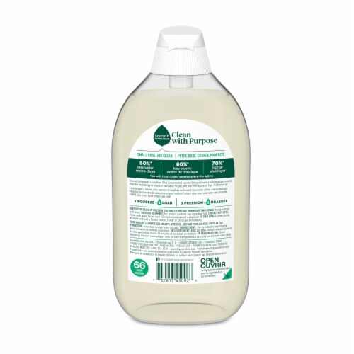 Seventh Generation EasyDose Rose Laundry Detergent Perspective: left