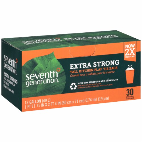 Seventh Generation 13 Gallon Tall Kitchen Bags Perspective: left