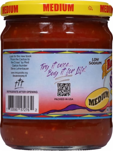 Red Cactus America's Sweet Salsa Medium Perspective: left